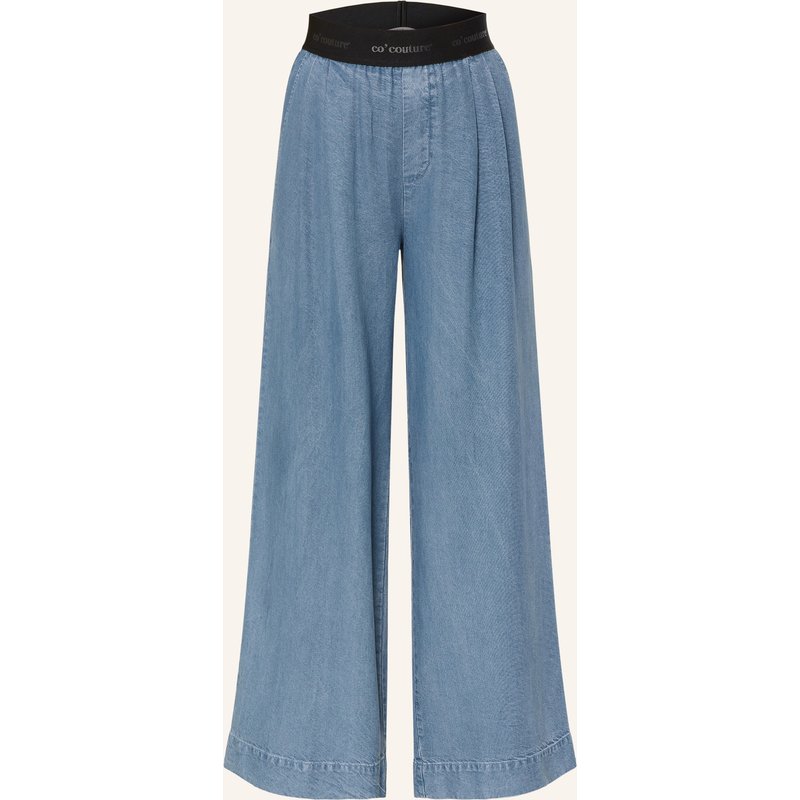 Co'couture Marlenehose In Jeansoptik blau