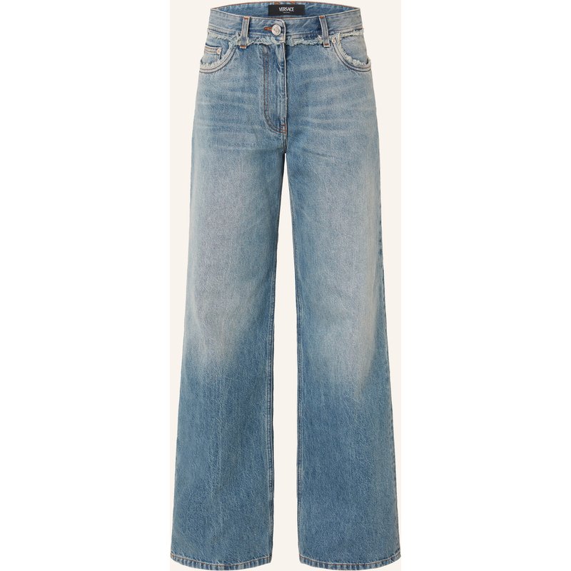 Versace Straight Jeans blau