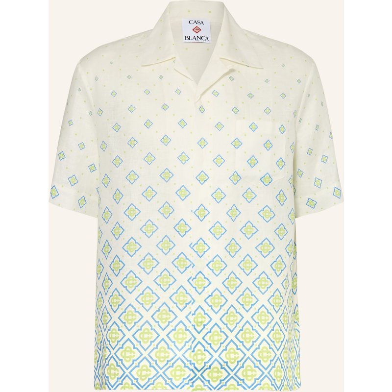 Casablanca Resorthemd Comfort Fit Aus Leinen weiss