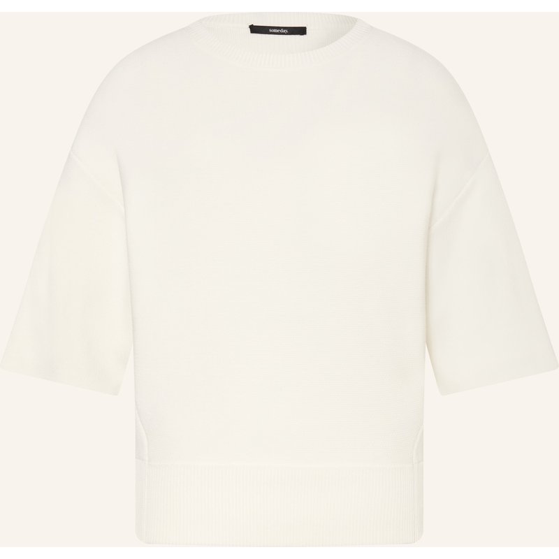 Someday Pullover Teoul Mit 3/4-Arm weiss