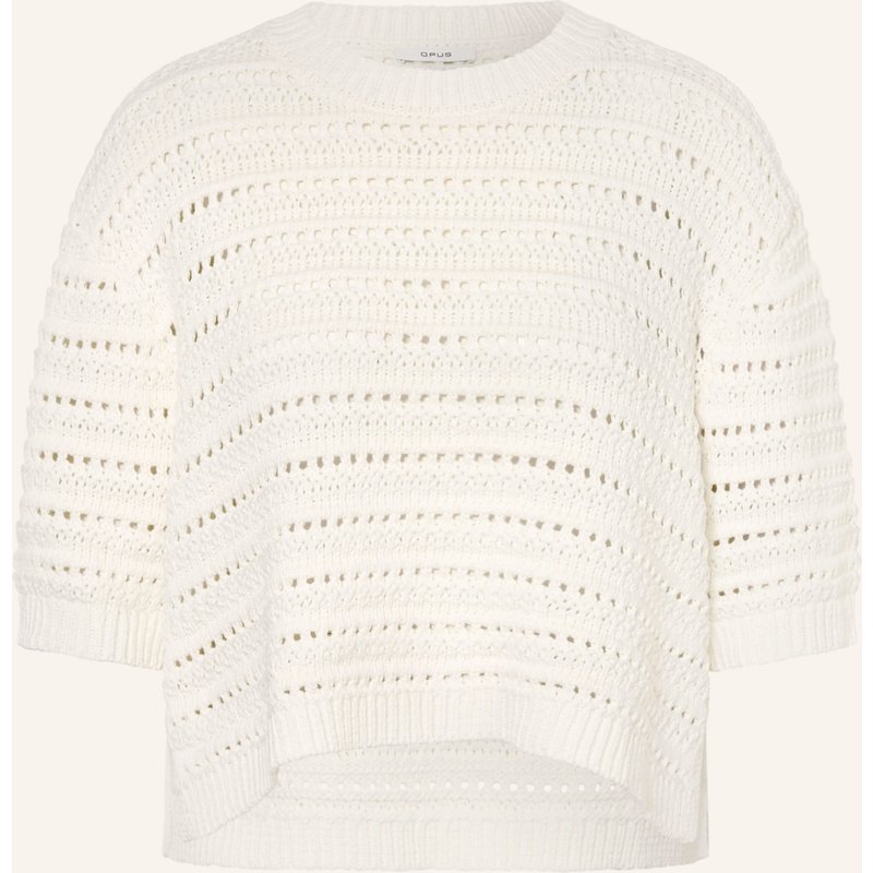 Opus Strickshirt Ploomina weiss