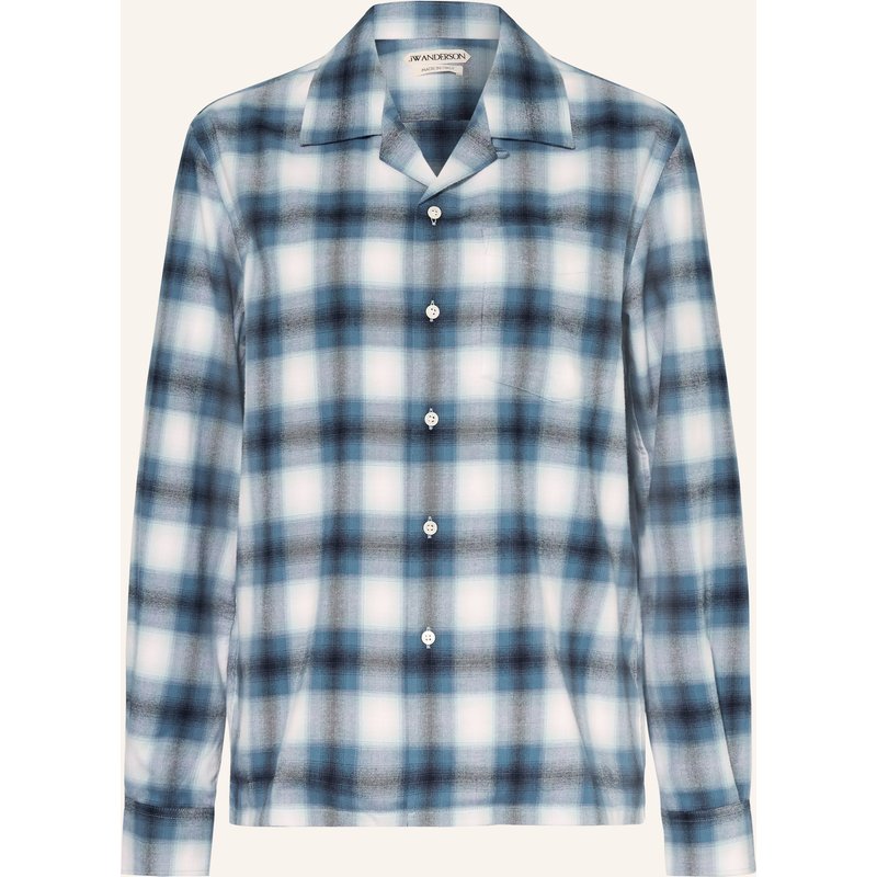 Jw Anderson Flanell-Overshirt blau