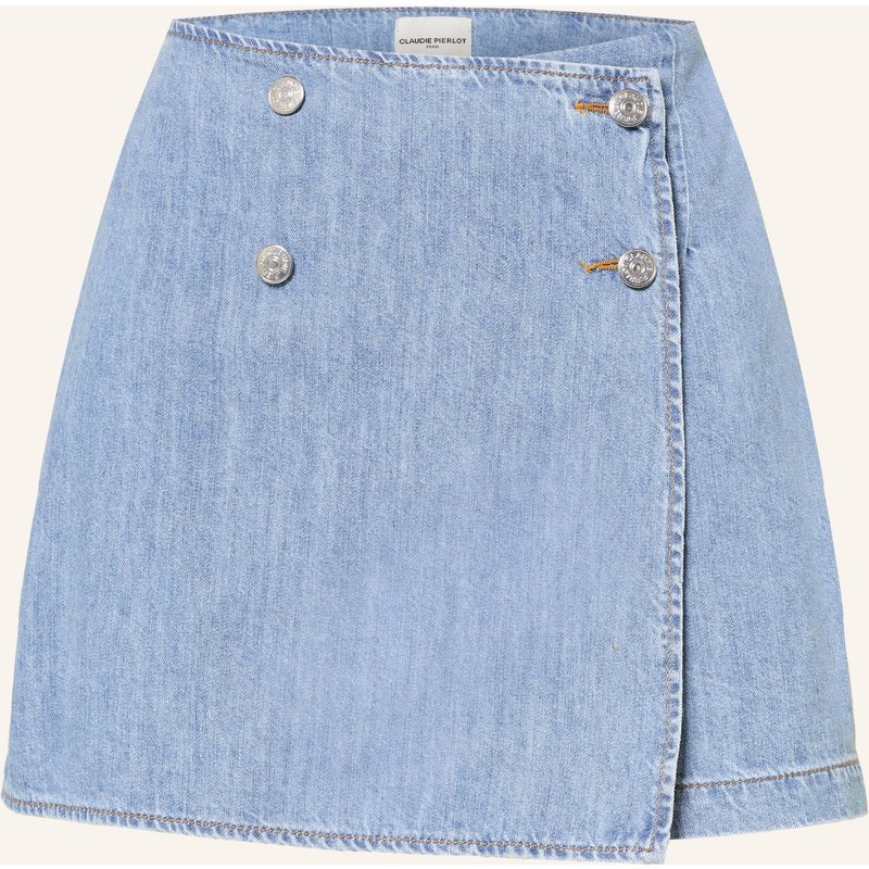 Claudie Pierlot Jeans-Skort blau