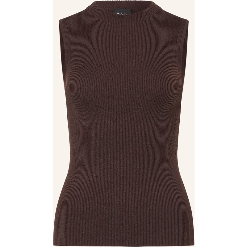 Boss Stricktop Feskies braun