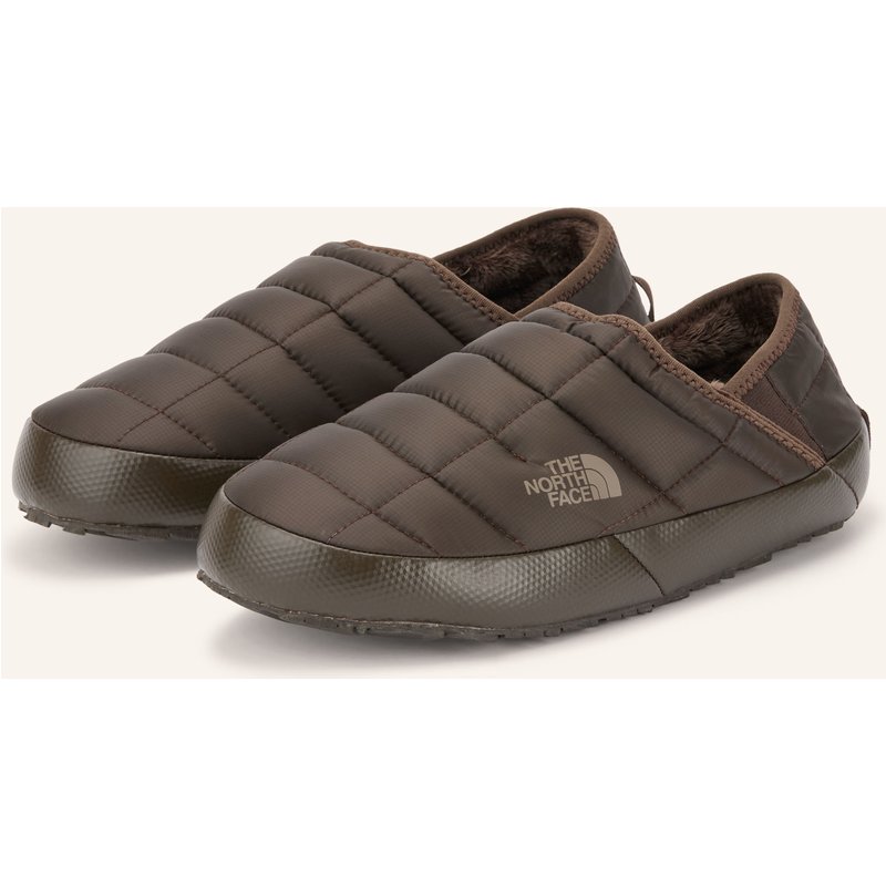 The North Face Slipper Thermoball™ Traction Mit Kunstfell braun