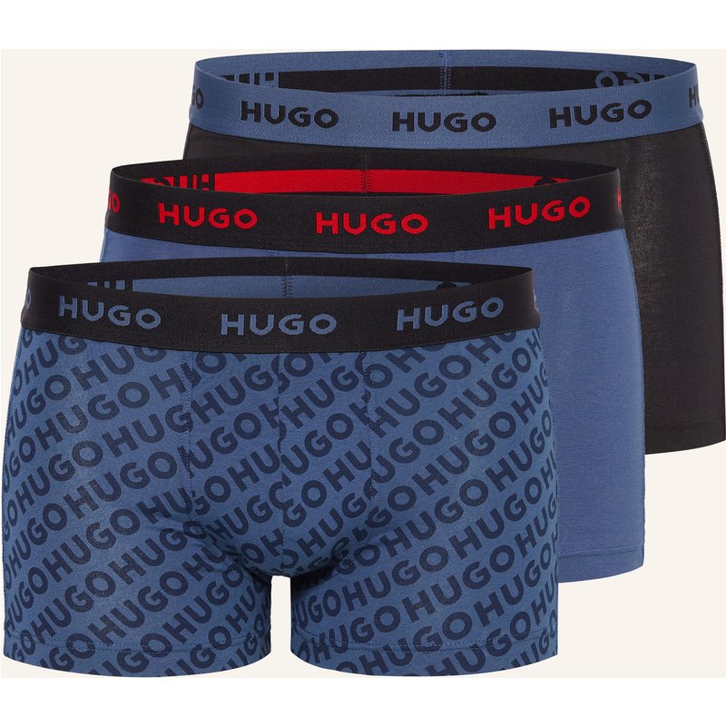 Hugo 3er-Pack Boxershorts blau