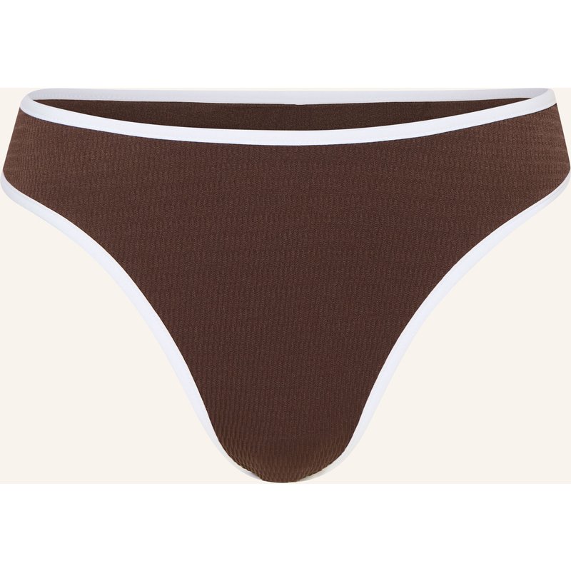 Seafolly High-Waist-Bikini-Hose Beach Bound braun