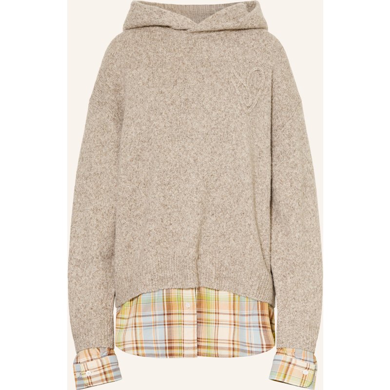 Acne Studios Pullover Mit Alpaka beige