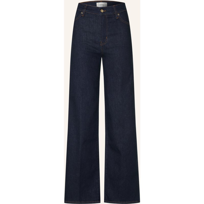 Frame Straight Jeans Le Slim Palazzo blau