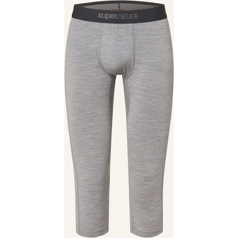 Super.Natural Funktionswäsche-Hose tundra175 Mit Verkürzter Beinlänge Und Merinowolle grau