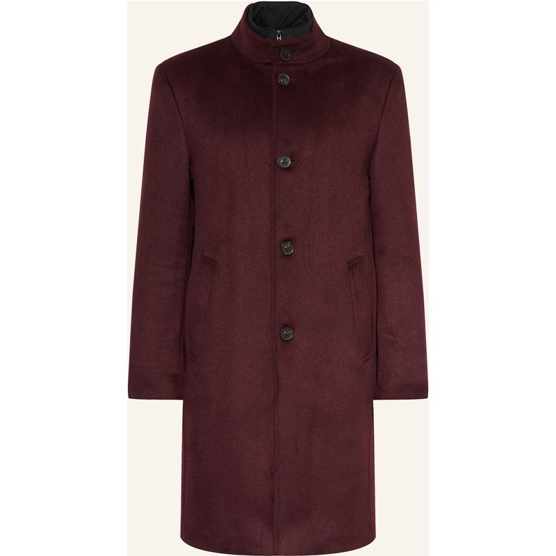 Cg - Club Of Gents Mantel Cg Mats Mit Herausnehmbarer Blende rot