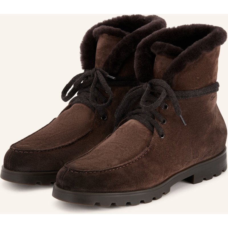 Santoni Schnürboots braun
