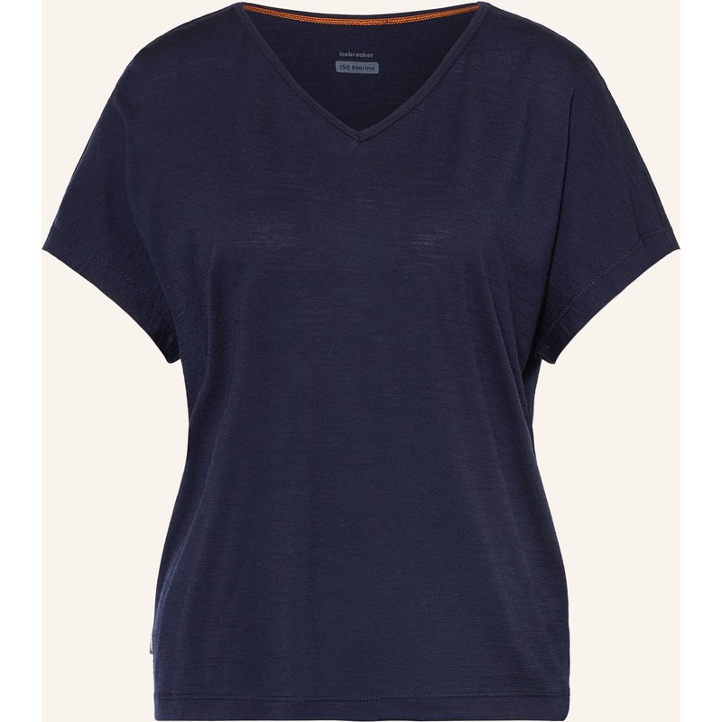 Icebreaker Funktionsshirt Merno 150 Lodge Aus Merinowolle blau