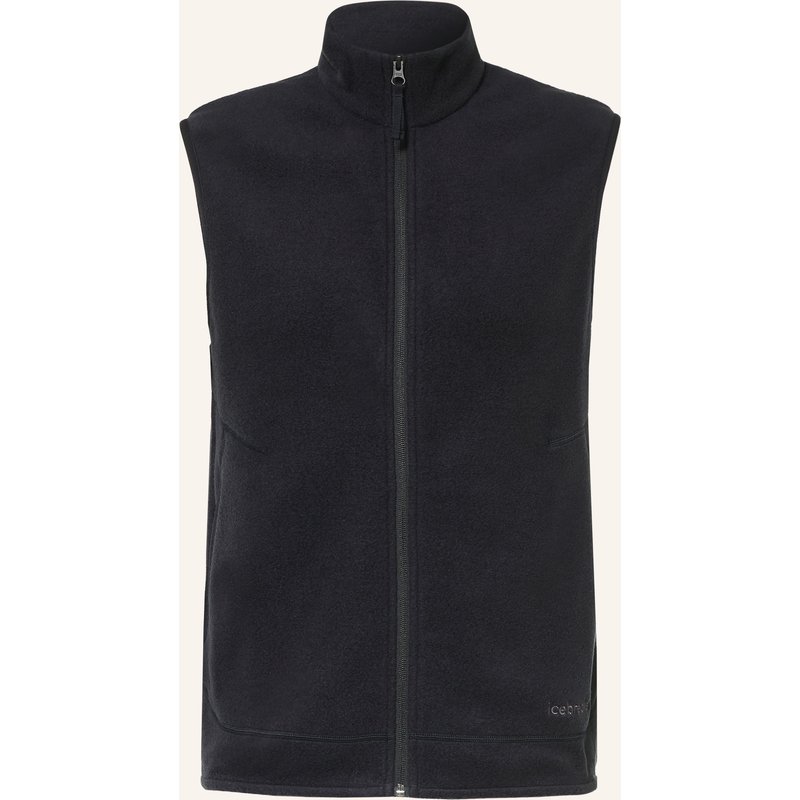 Icebreaker Fleeceweste 800 Realfleece™ Classic Mit Merinowolle schwarz