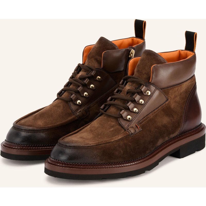 Santoni Schnürboots Colin braun