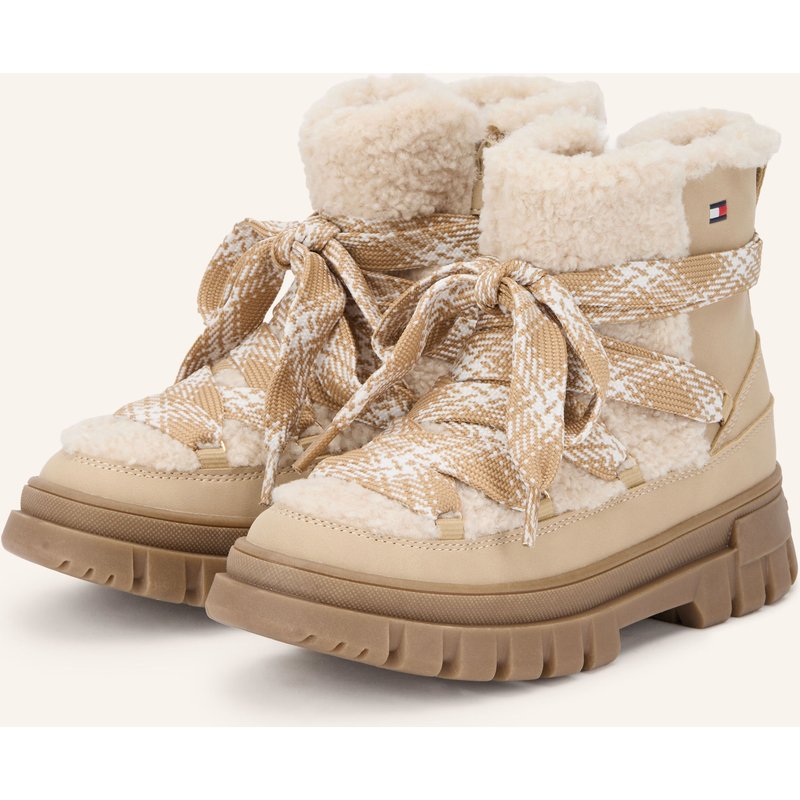 Tommy Hilfiger Schnürboots beige