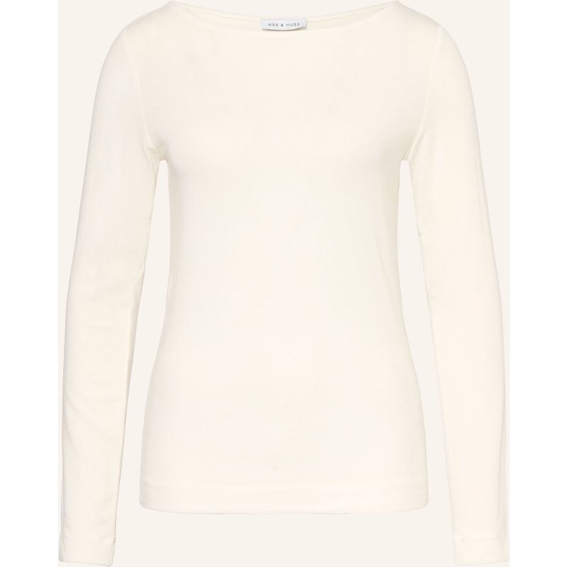 Mrs & Hugs Longsleeve weiss