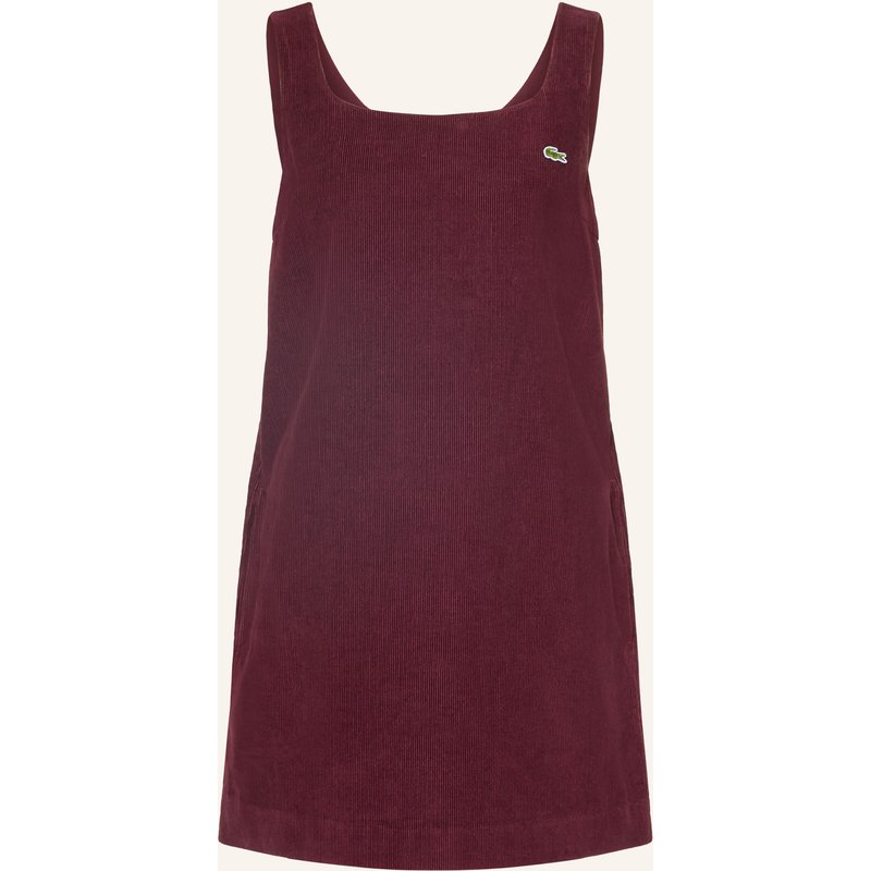 Lacoste Cordkleid rot