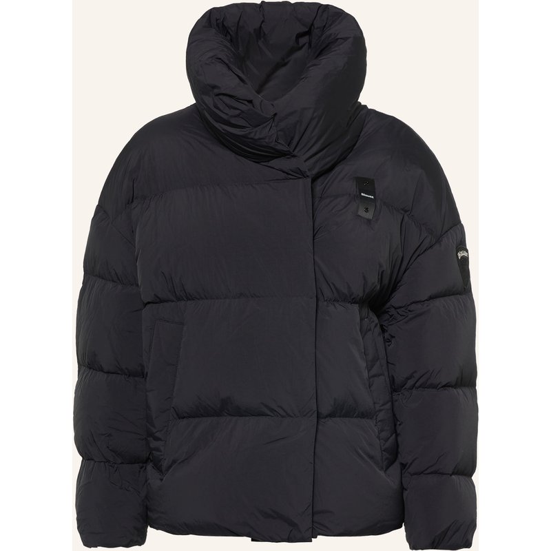 Blauer Daunenjacke Ross schwarz