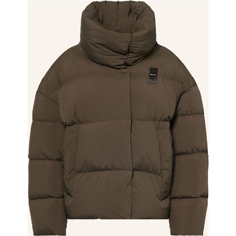 Blauer Daunenjacke Ross braun