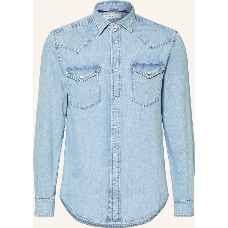 Tommy Hilfiger Jeanshemd Regular Fit blau