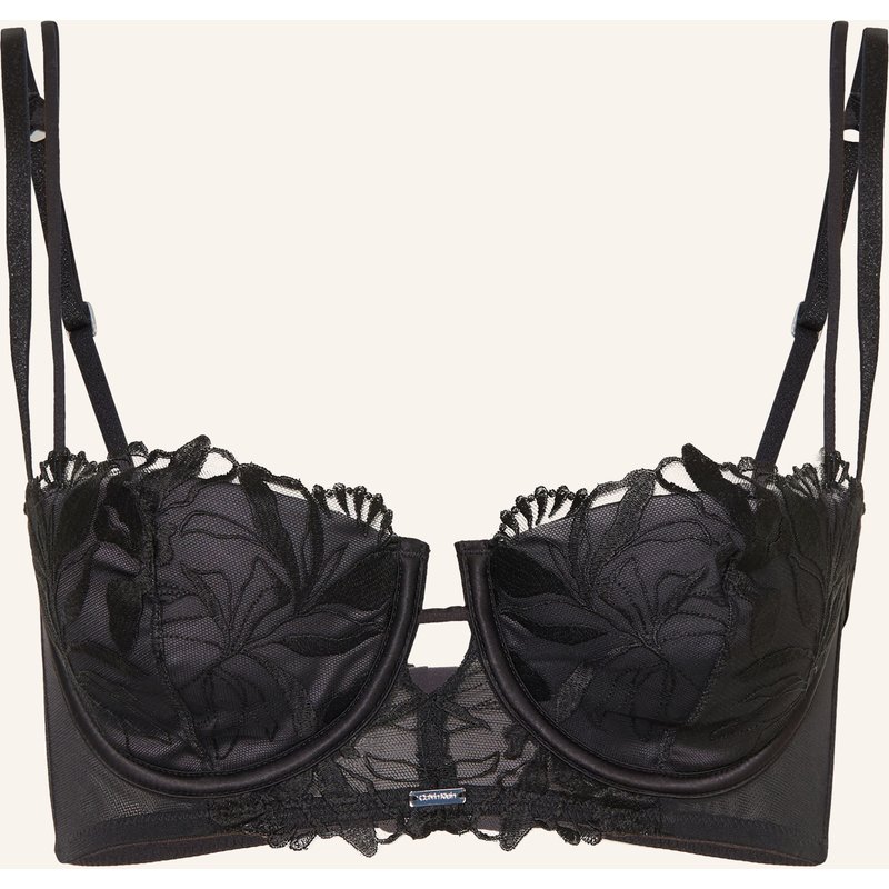 Calvin Klein Balconette-Bh Ck Black Floral Lace schwarz