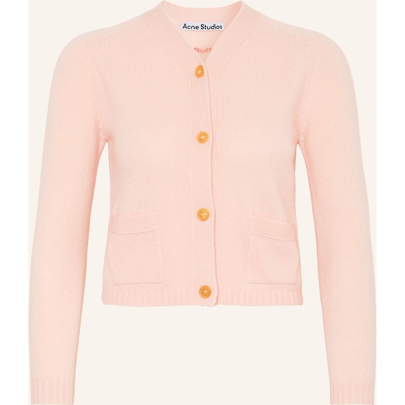 Acne Studios Strickjacke Aus Cashmere rosa