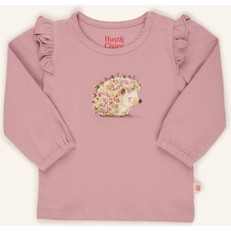 Hust And Claire Longsleeeve Hcanna Mit Rüschen rosa