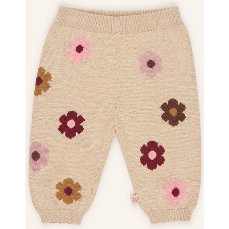 Hust And Claire Strickhose Lisa Flower beige