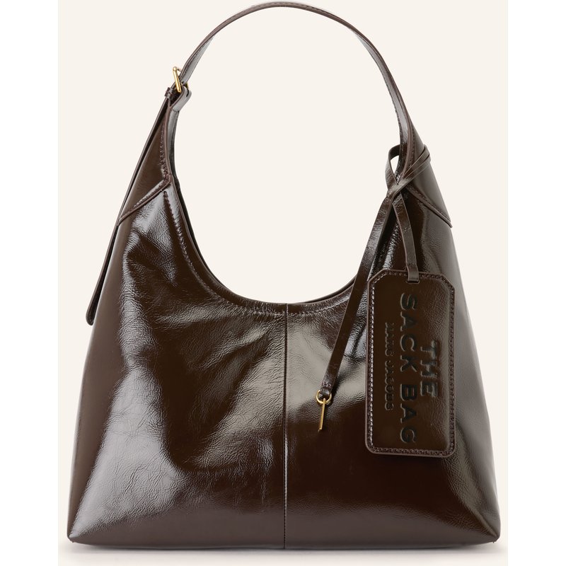 Marc Jacobs Schultertasche The Belted Sack Bag braun