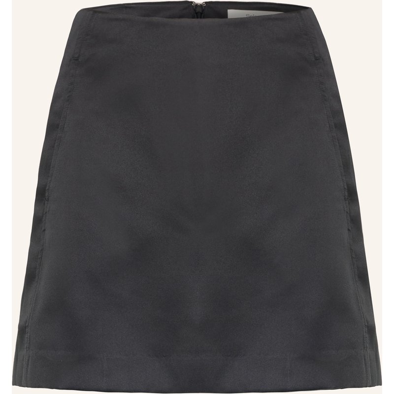 Selected Satinrock schwarz