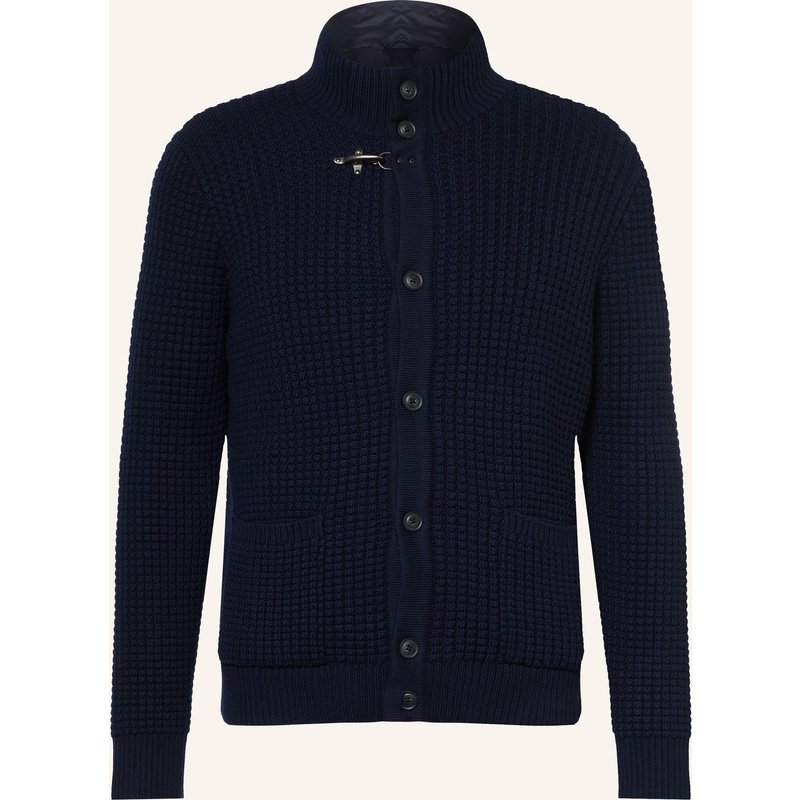 Fay 2-In-1-Strickjacke blau