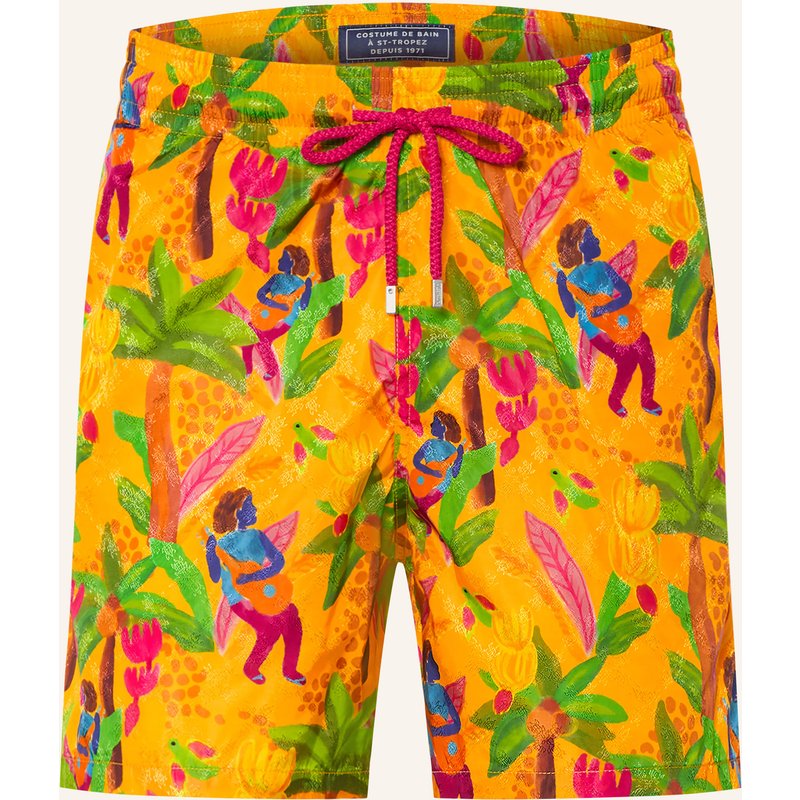 Vilebrequin Badeshorts Moopea orange