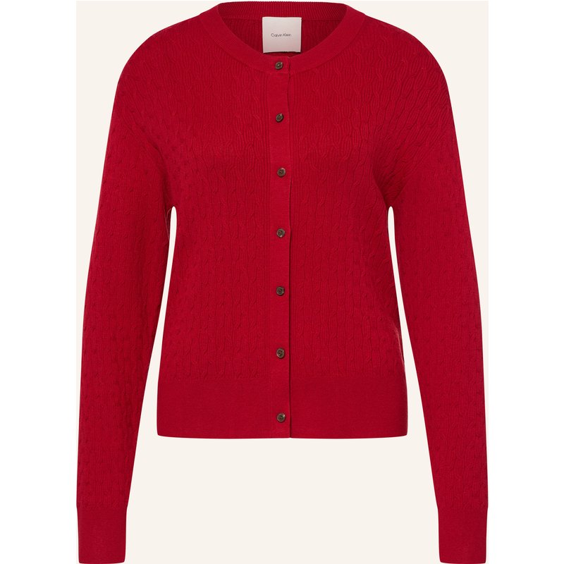 Calvin Klein Strickjacke rot