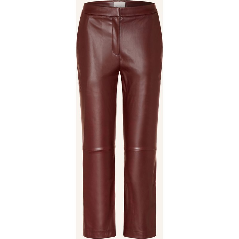 Calvin Klein 7/8-Hose In Lederoptik rot