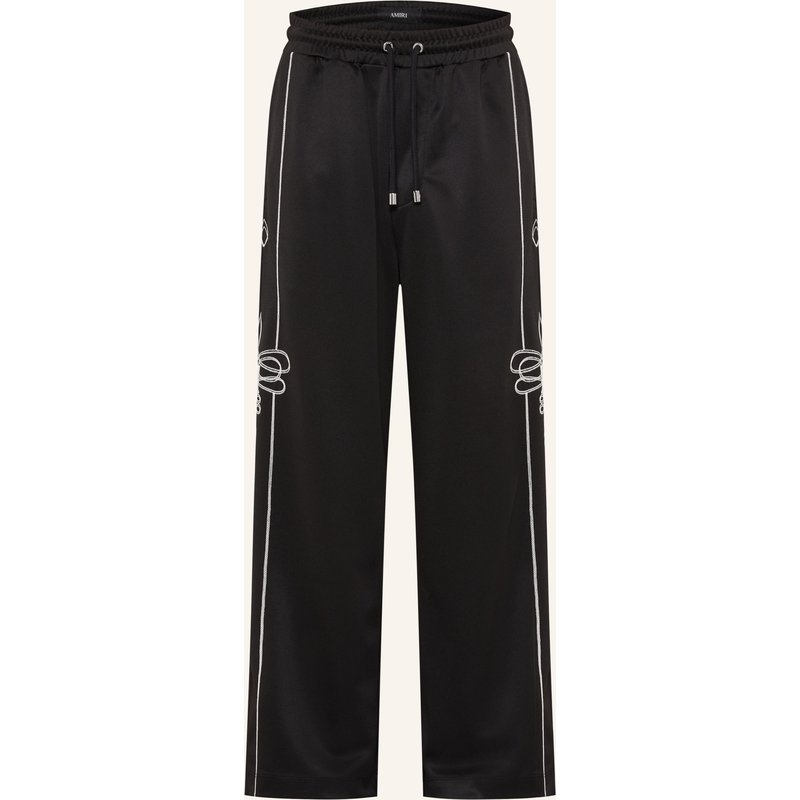 Amiri Satinhose Im Jogging-Stil schwarz