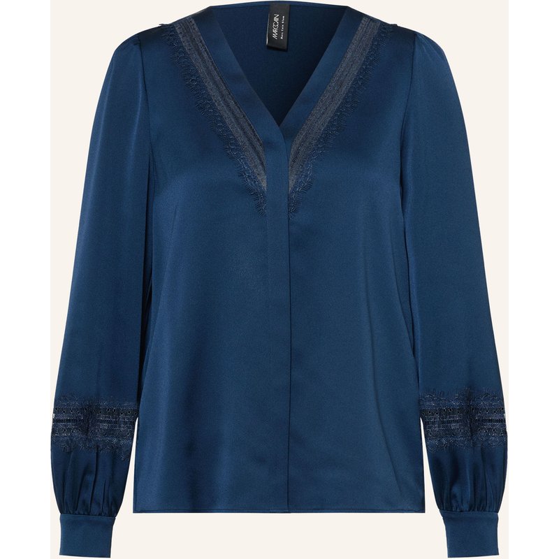 Marc Cain Blusenshirt Mit Spitze blau