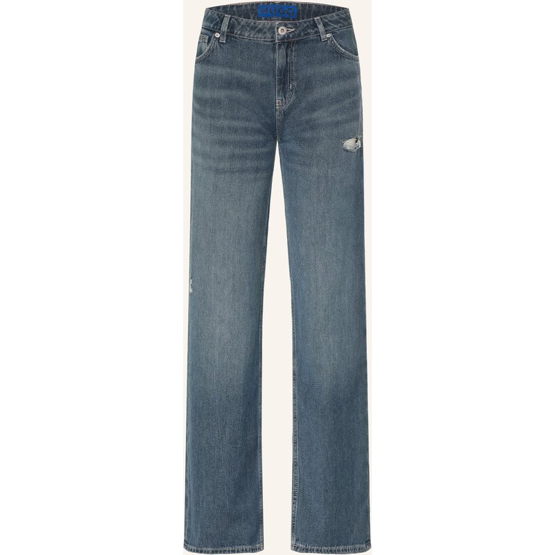 Hugo Wide Leg Jeans Gamala blau
