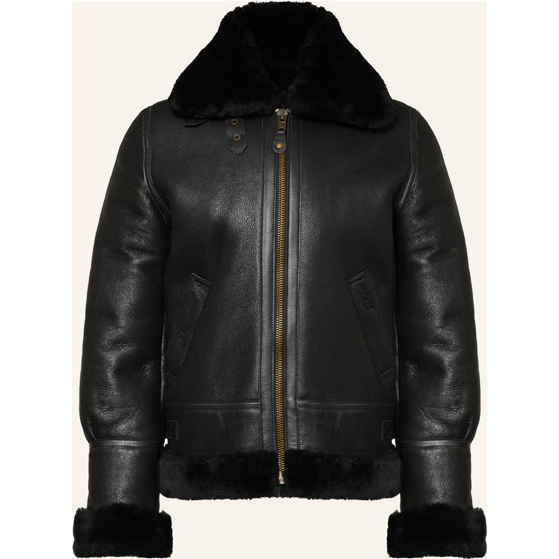 Schott Nyc Lederjacke schwarz