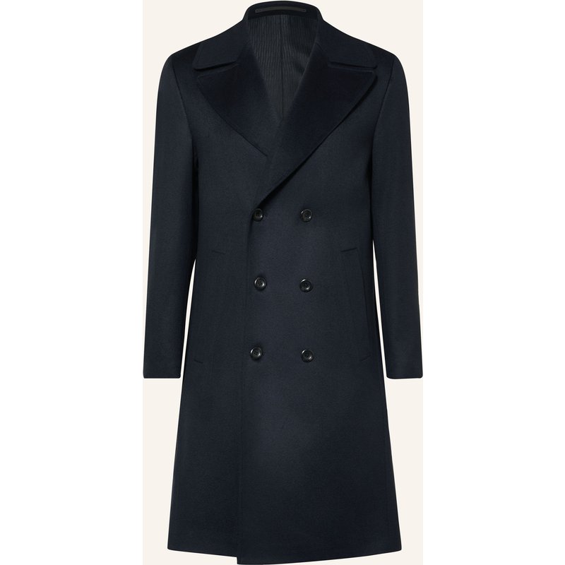 Dressler Mantel Mit Cashmere blau