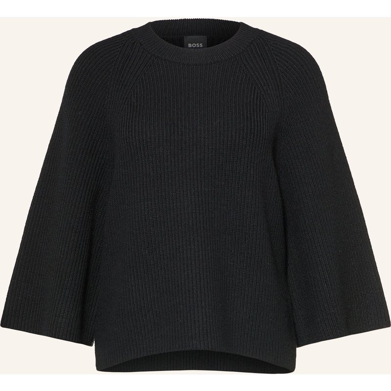 Boss Pullover Falinas Mit 3/4-Arm schwarz