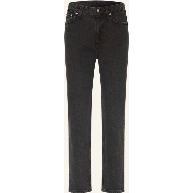 Arket Cropped Jeans schwarz