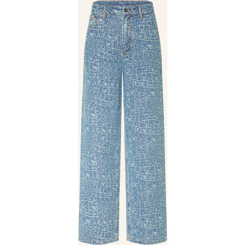 Daily Paper Jeans Croc Oversized Fit blau