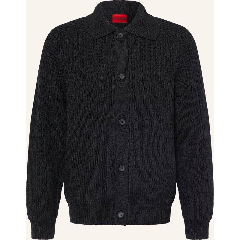 Hugo Strickjacke Sardeep schwarz