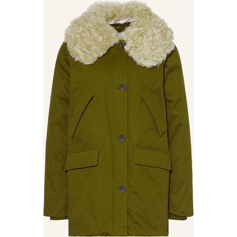 Iq Studio Parka Mit Abnehmbarem Kragen gruen