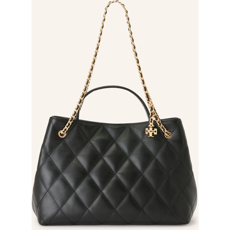 Tory Burch Handtasche Fleming Carryall schwarz