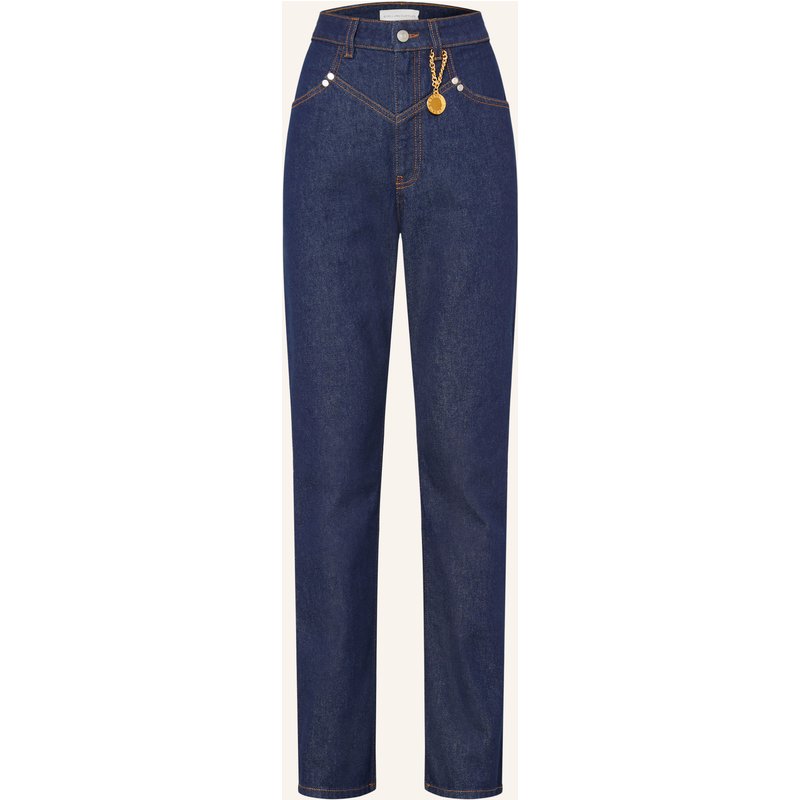 Stella Mccartney Straight Jeans Mit Nieten blau