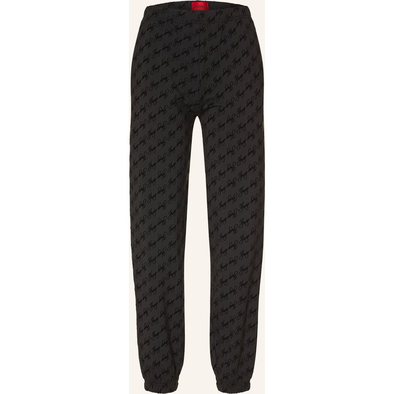 Hugo Lounge-Sweatpants Flokky schwarz