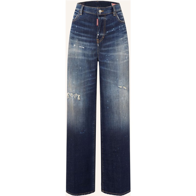 dsquared2 Wide Leg Jeans Baggy blau