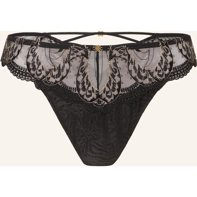 Aubade String Splendor Of Senses Mit Seide Und Glitzergarn schwarz